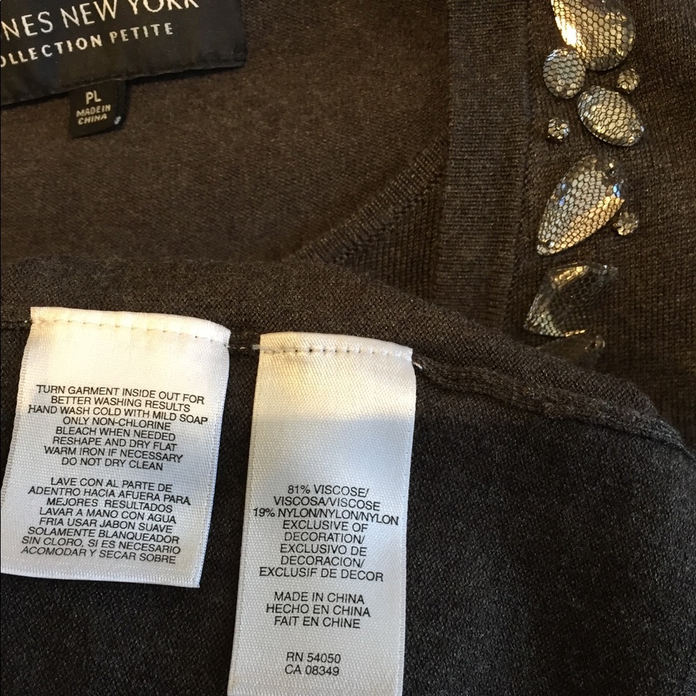 Sophisticated Cardigan and Tank Set by Jones NY - Picture 8 of 8